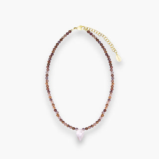 NIKKI NECKLACE - BROWN